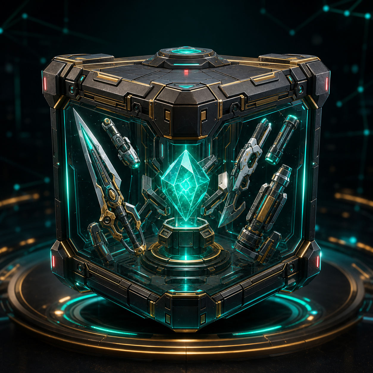 3D hover vehicle dynamic NFT preview